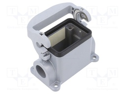Enclosure: for HDC connectors; size 6; Locking: with latch; M20