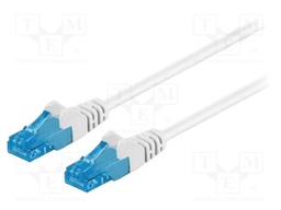 Patch cord; U/UTP; 6a; stranded; Cu; LSZH; white; Len: 2m; 26AWG