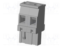 Connector: pluggable terminal block; plug; female; angled 90°