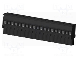 Connector: pluggable terminal block; plug; female; angled 90°