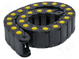 Cable chain; MEDIUM; Bend.rad: 75mm; L: 1000mm; Int.height: 31mm