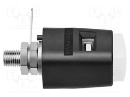 Laboratory clamp; white; 70VDC; 16A; Contacts: nickel; -25÷90°C
