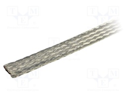 Braids; tape; Thk: 3mm; W: 25mm; 32AWG; Body dim: 25x3mm; 25m; SO/KO