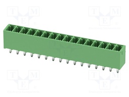 PCB headers, nominal cross section: 1.5 mm?, color: green, n