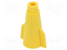 Close end; 1÷6mm2; 400V; 41A; screwed; yellow; -25÷125°C