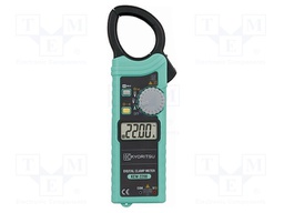 AC digital clamp meter; Øcable: 33mm; LCD; Sampling: 2,5x/s