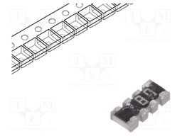 Resistor network: Y; 680Ω; SMD; 0804; No.of resistors: 4; 63mW; ±5%