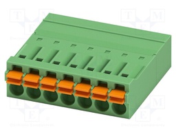 PCB connector, nominal cross section: 1.5 mm2, color: green,