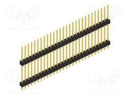 Connector: pin strips; pin header; male; PIN: 28; 2.54mm; THT; 1x28