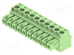 Pluggable terminal block