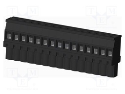 Connector: pluggable terminal block; plug; female; angled 90°