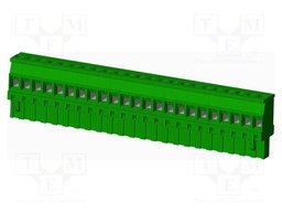 Connector: pluggable terminal block; plug; female; angled 90°