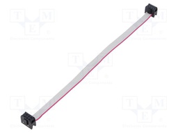 Ribbon cable with IDC connectors; Tape ph: 1.27mm; 0.2m; 6x28AWG