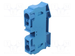 Splice terminal: rail; 2.5÷35mm2; ways: 1; terminals: 2; blue; TS35