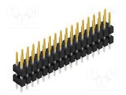 Connector: pin strips; pin header; male; PIN: 34; 2.54mm; THT; 2x17