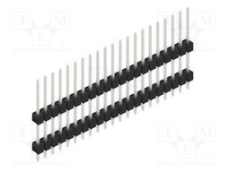 Connector: pin strips; pin header; male; PIN: 21; 2.54mm; THT; 1x21