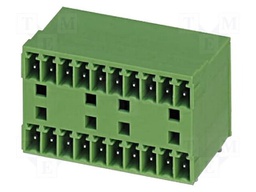 Pluggable terminal block; 3.81mm; ways: 12; angled 90°; socket