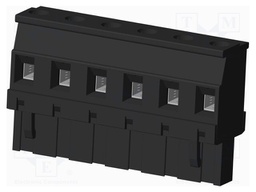 Connector: pluggable terminal block; plug; female; angled 90°