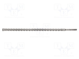 Drill bit; for concrete; Ø: 32mm; L: 800mm; cemented carbide