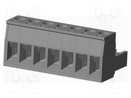 Connector: pluggable terminal block; plug; female; straight; grey