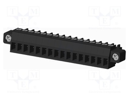 Connector: pluggable terminal block; plug; female; straight; 300V