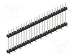 Connector: pin strips; pin header; male; PIN: 23; 2mm; SMT; 1x23