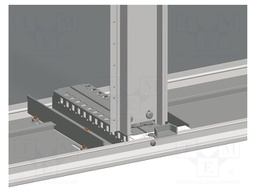 Adjustment rail; 600mm; Spacial SM,for enclosures