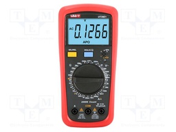 Digital multimeter; with a backlit; VDC: 200mV,2V,20V,200V,1kV