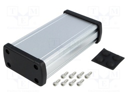 Enclosure: multipurpose; X: 68.7mm; Y: 129mm; Z: 35.2mm; aluminium