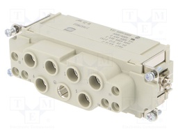 Connector: rectangular; female; Han Com; PIN: 12(6+6); size 24B