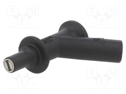 Probe tip; 2A; black; Tip diameter: 7mm; Socket size: 4mm