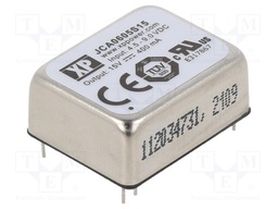 Isolated Board Mount DC/DC Converter, 2:1 Input, ITE, 1 Output, 6 W, 15 V, 400 mA