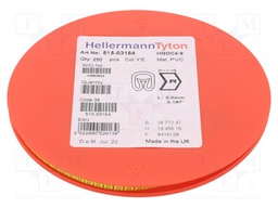 Markers for cables and wires; Label symbol: R; 4÷9mm; PVC; yellow
