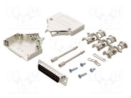 D-Sub; PIN: 25; plug; male; turned contacts; straight; soldering