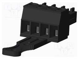 Connector: pluggable terminal block; plug; female; straight; 300V