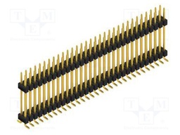 Connector: pin strips; pin header; male; PIN: 62; 2.54mm; SMT; 2x31