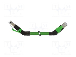 Patch cord; RJ45 up angled plug,RJ45 left angled plug; 5; Cu