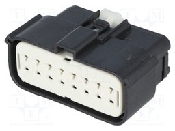 Connector: automotive; MX150L; female; plug; for cable; PIN: 16