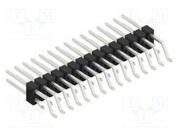 Connector: pin strips; pin header; male; PIN: 30; 2.54mm; SMT; 2x15