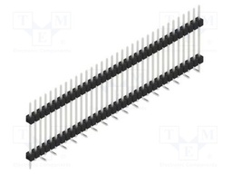 Connector: pin strips; pin header; male; PIN: 34; 2.54mm; SMT; 1x34