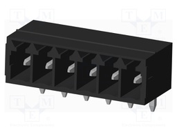 Connector: pluggable terminal block; socket; male; on PCBs