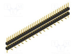 Connector: pin strips; pin header; male; PIN: 35; 2.54mm; SMT; 1x35