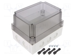 Enclosure: multipurpose; X: 130mm; Y: 180mm; Z: 125mm; MNX; grey; IK08