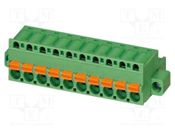 PCB connector, nominal cross section: 2.5 mm?, color: green,