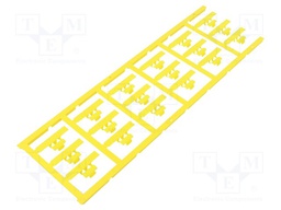 Markers for cables and wires; snap fastener