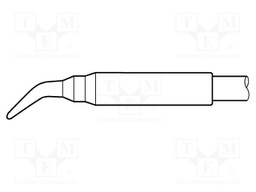 Tip; bent conical; 0.3mm