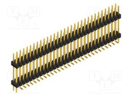Connector: pin strips; pin header; male; PIN: 62; 2.54mm; SMT; 2x31