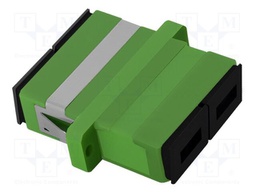 Transition: adapter; SC/APC,both sides; Connector colour: green