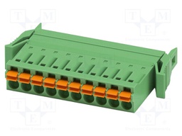 PCB connector, nominal cross section: 1.5 mm2, color: green,