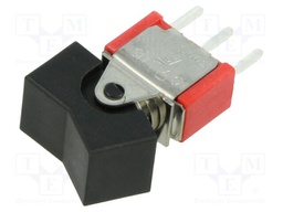 ROCKER; SPDT; Pos: 2; ON-ON; 2A/250VAC; 5A/28VDC; black; -30÷85°C